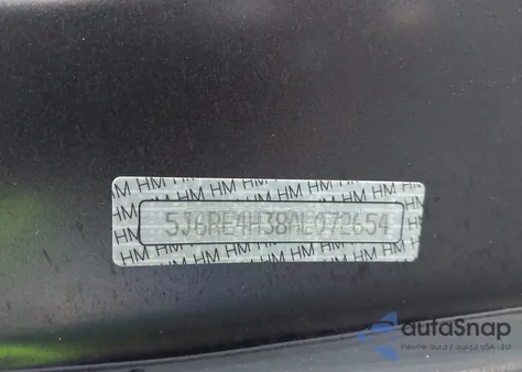 2010 Honda Cr-V Lx из США, поврежденный, VIN 5J6RE4H38AL072654